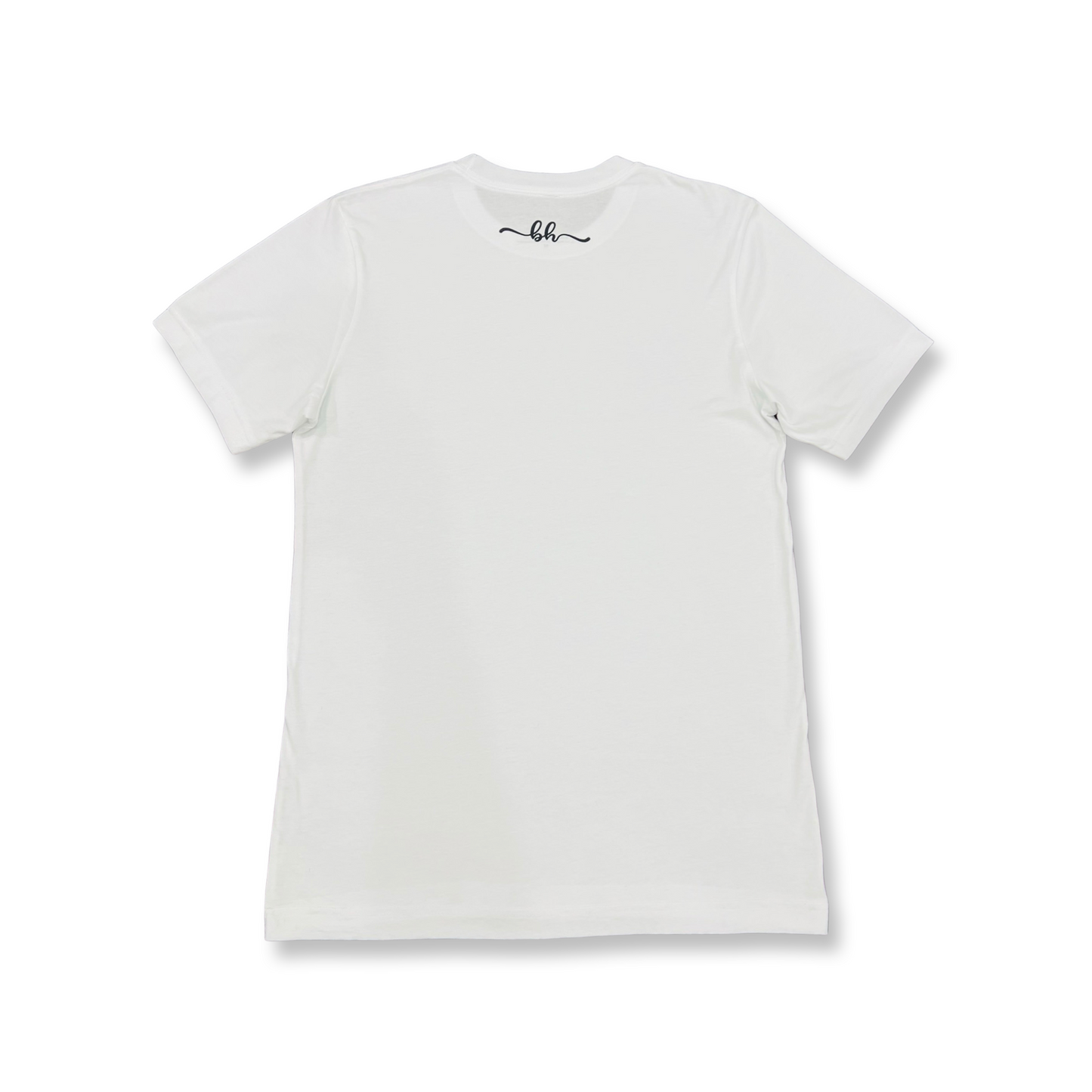 Classic White/Black Premium Crewneck T-Shirt